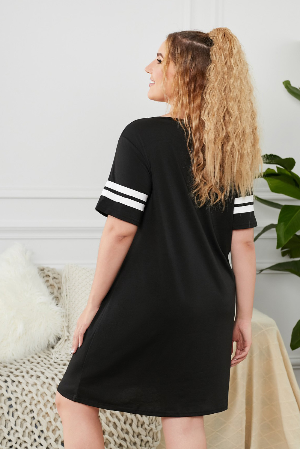 Black sleep dress