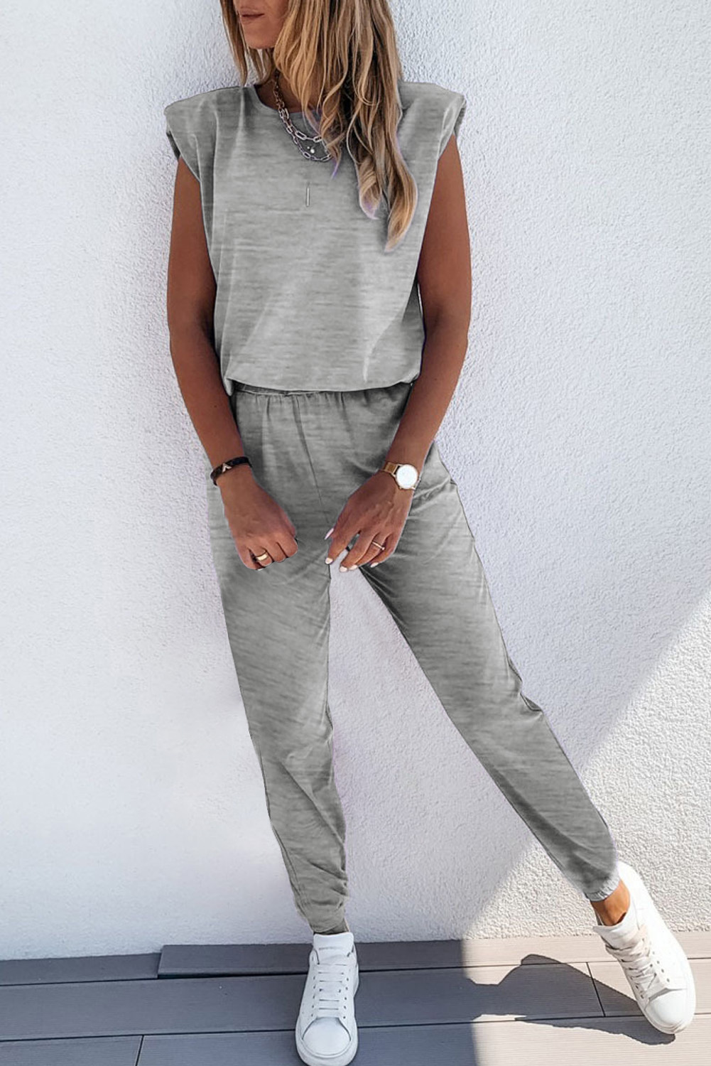 2 Piece Grey Joggers Set